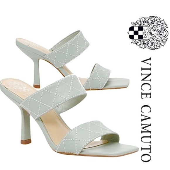 Vince Camuto Women’s Mint Green Presetta Heel Sandals - Picture 1 of 12
